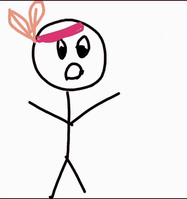 a drawing of a stick figure with the words ay ay ay ay on the bottom