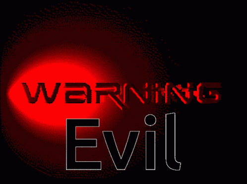 Warning Evil Inside GIF - Warning Evil Inside Warning Evil GIFs
