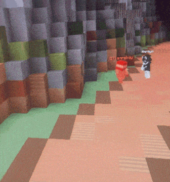 a screenshot of a minecraft game shows a character named marfur
