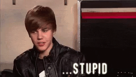 Stupid GIF - Justin Bieber Stupid Annoyed GIFs