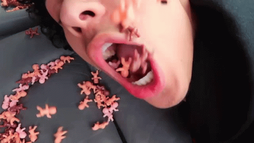 Catch In Mouth Elijah Rivera GIF - Catch In Mouth Elijah Rivera Gio And Eli GIFs