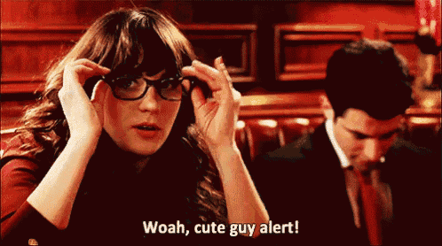 New Gril Zooey Deschanel GIF