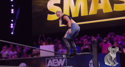 Aew Botch Koala Botch GIF - Aew Botch Koala Botch Penelope Ford GIFs