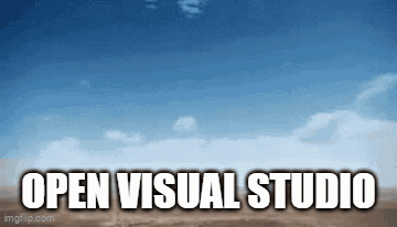 Open Visual Studio Dan Davies GIF - Open Visual Studio Dan Davies Visual Studio GIFs