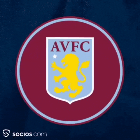 a logo for avfc with a yellow lion