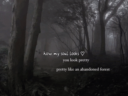 a black and white image with the words " how my soul looks " on it