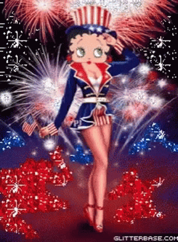 Betty Boop Fireworks GIF - Betty Boop Fireworks Sparkle GIFs