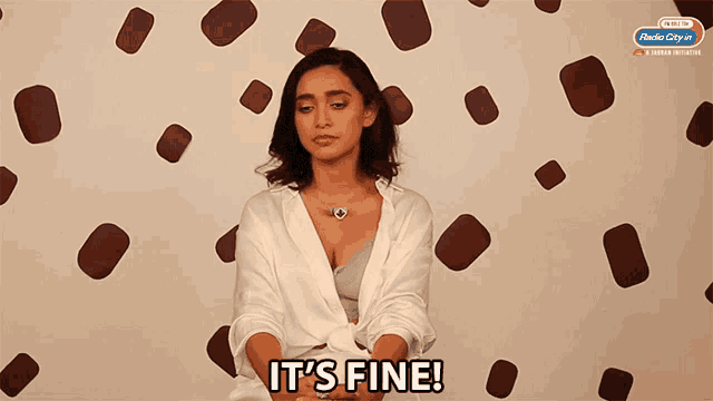 Its Fine Okay GIF