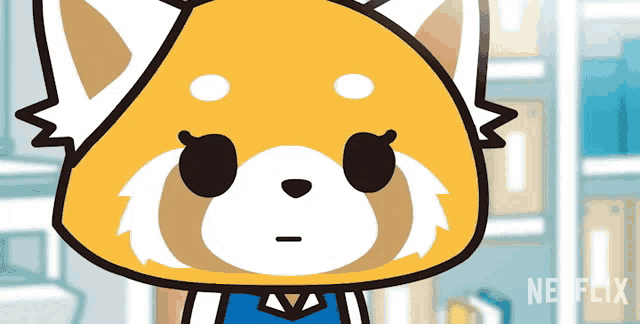 a close up of a cartoon character with a netflix logo in the corner
