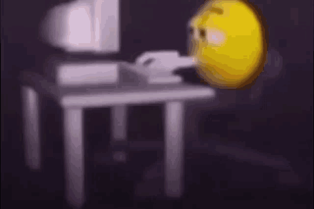 Sad Emoji GIF - Sad Emoji Writing Text On A Keyboard GIFs