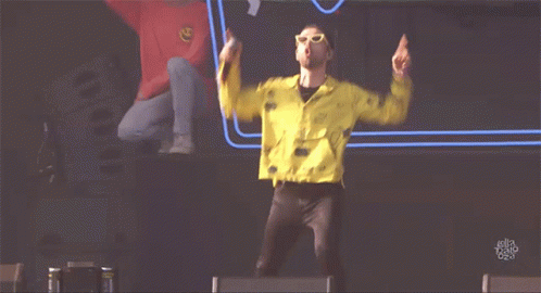 Peace Out Raise Hands GIF - Peace Out Raise Hands Woohoo GIFs