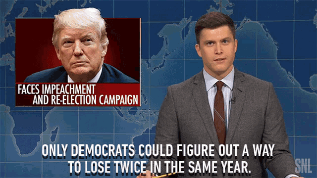 Only Democrats Could Figure Out A Way To Lose Twice In The Same Year Democrats GIF - Only Democrats Could Figure Out A Way To Lose Twice In The Same Year Democrats Lose Twice In The Same Year GIFs