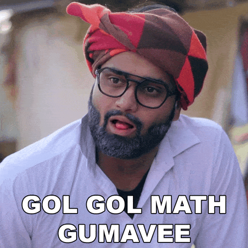 Gol Gol Math Gumavee Dc GIF - Gol Gol Math Gumavee Dc Amit Khatana GIFs