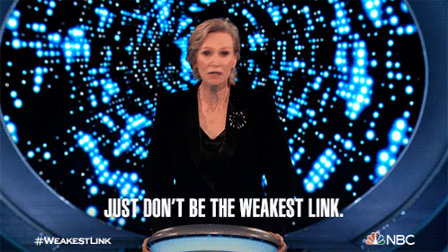Just Dont Be The Weakest Link Jane Lynch GIF