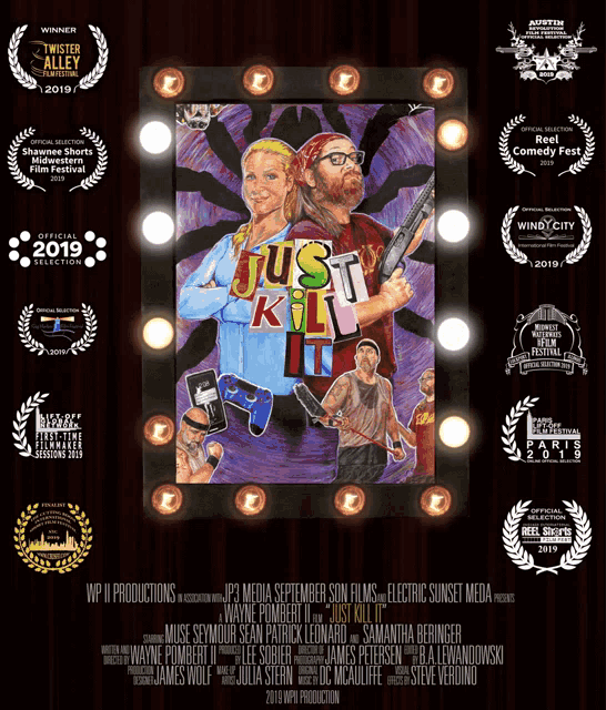 a poster for a film called just kill