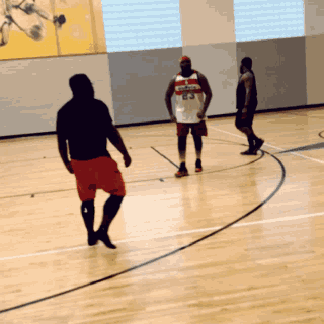 a basketball player with the number 23 on his shirt