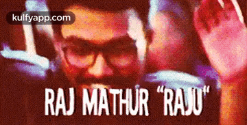 Raj Mathur "Raju".Gif GIF - Raj Mathur "Raju" Face Word GIFs