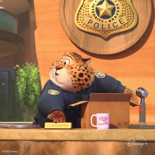 Thats So Cute Officer Clawhauser GIF - Thats So Cute Officer Clawhauser Zootopia Plus GIFs