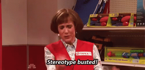 Stereotype Busted - Snl GIF - Saturday Night Live Snl Kristen Wiig GIFs