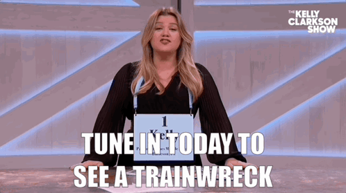 Kelly Clarkson Kelly Clarkson Show GIF - Kelly Clarkson Kelly Clarkson Show Trainwreck GIFs