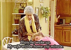 Golden Girls Blanche GIF - Golden Girls Blanche Wake Up GIFs
