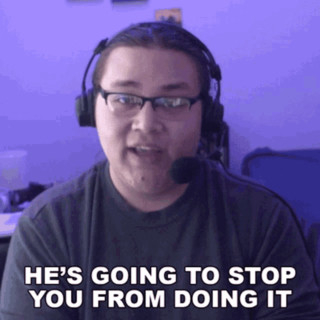 Hes Going To Stop You From Doing It Caleb Sullivan GIF - Hes Going To Stop You From Doing It Caleb Sullivan Myflin GIFs