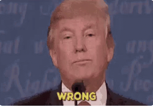 Donald Trump Wrong GIF - Donald Trump Wrong Mistake GIFs