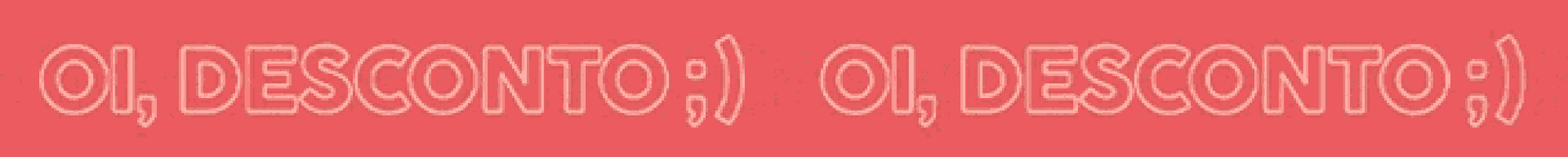 a red background with the word desconto written in white