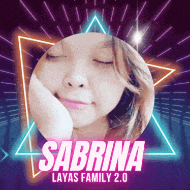 a picture of a woman with the name sabrina