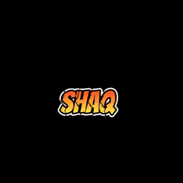 a colorful logo for a company called shaq