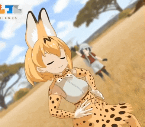 a cartoon drawing of a cheetah with the word friends on the bottom right