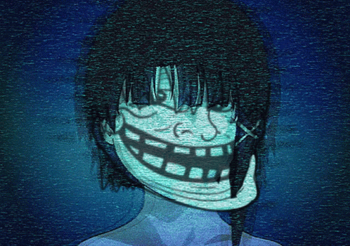 Serial Experiments Lain Troll Face GIF - Serial Experiments Lain Troll Face Trolling GIFs