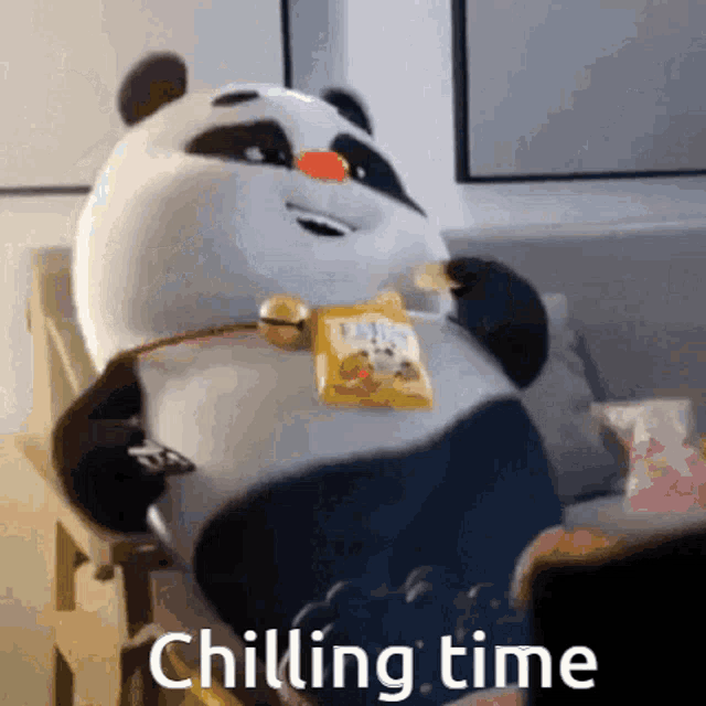 Cute Panda Bing Chilling Gif GIF - Cute Panda Bing Chilling Gif GIFs