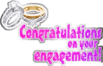 congratulations on your engagement with a picture of a wedding ring