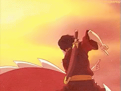 Fight With The Dragon - Avatar: The Last Airbender GIF - Avatar The Last Airbender Zuko Fire Bender GIFs