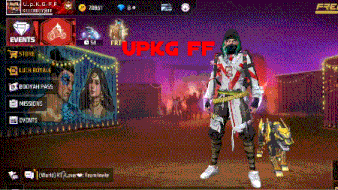 a screenshot of a game called upkg ff shows a man standing next to a tiger