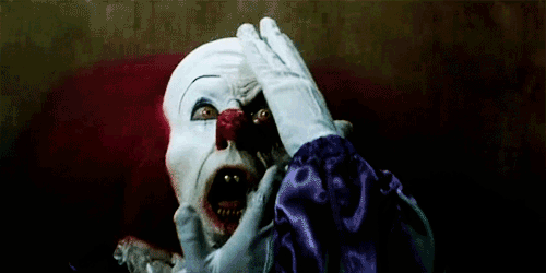Nopenopenopenope GIF - Horror Clown Evil GIFs