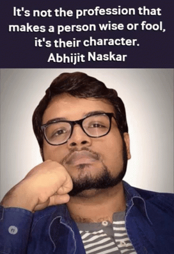 Wise Fool GIF - Wise Fool Abhijit Naskar GIFs