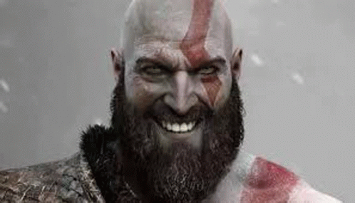 Kratos Funny As Hell GIF - Kratos Funny As Hell Grin GIFs