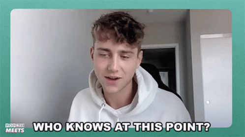 Who Knows At This Point Harry Jowsey GIF - Who Knows At This Point Harry Jowsey Popbuzz GIFs