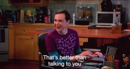 Sheldon Cooper Talk To The Hand GIF - Sheldon Cooper Talk To The Hand Im Better Than You GIFs