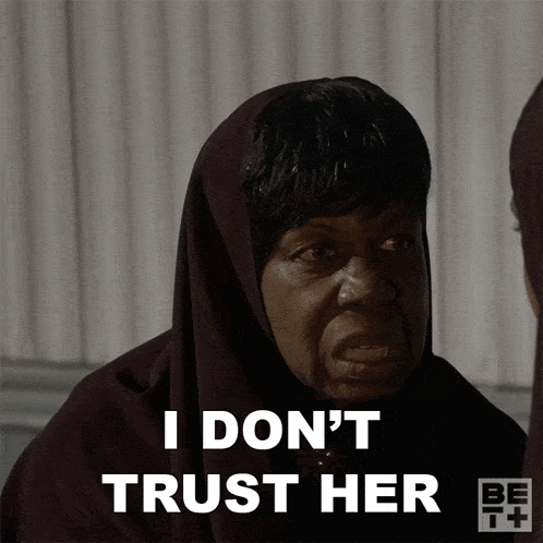 I Dont Trust Her Marva GIF - I Dont Trust Her Marva Ruthless GIFs