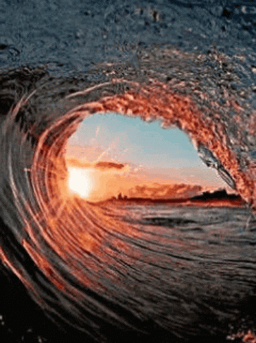 Red Wave Nature GIF - Red Wave Nature Beach GIFs