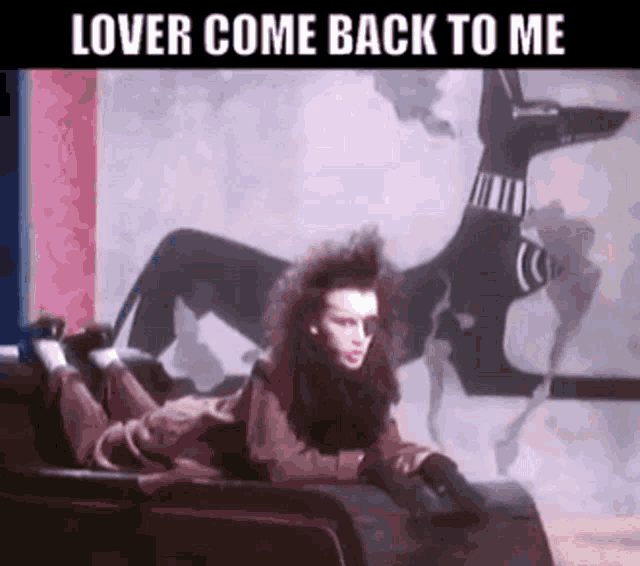Dead Or Alive Lover Come Back To Me GIF - Dead Or Alive Lover Come Back To Me Pete Burns GIFs