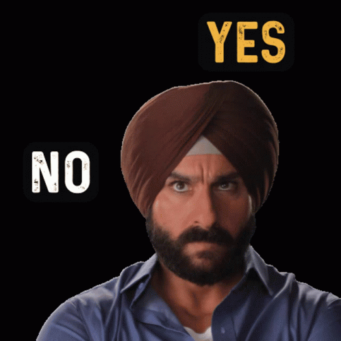 Yes No GIF - Yes No हाँ GIFs