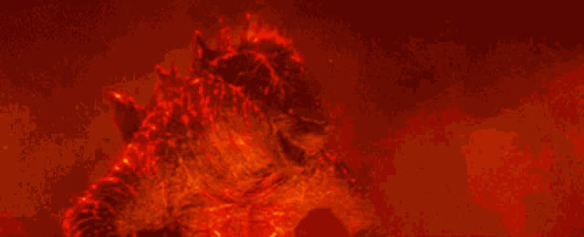 Godzilla Burning Godzilla GIF - Godzilla Burning Godzilla Godzilla Stepping On King Ghidorah GIFs