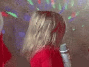 Girl Karaoke GIF - Girl Karaoke Hair Flip GIFs