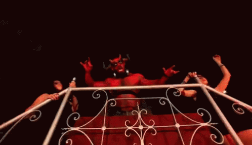 El Diablo Rapeando GIF - Cartel De Santa Diablo Perreando GIFs