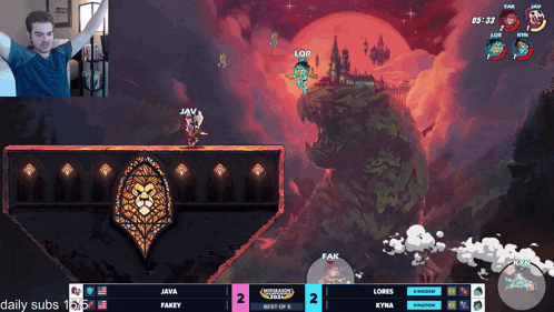 a screenshot of a video game with the words daily subs 1 on the bottom right