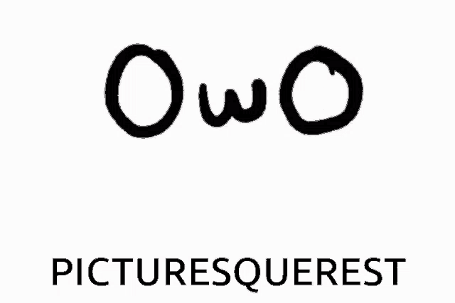 a black and white logo for picturesquerest with a white background